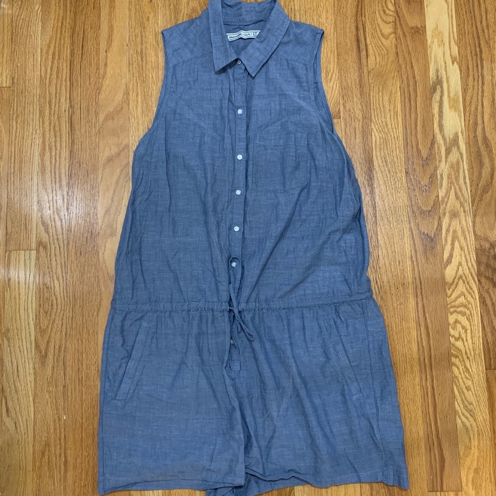 Abercrombie and Fitch sleeveless button up romper